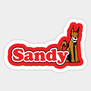 Sandy Sticker